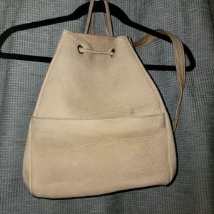 Eddie Bauer pebble leather backpack purse